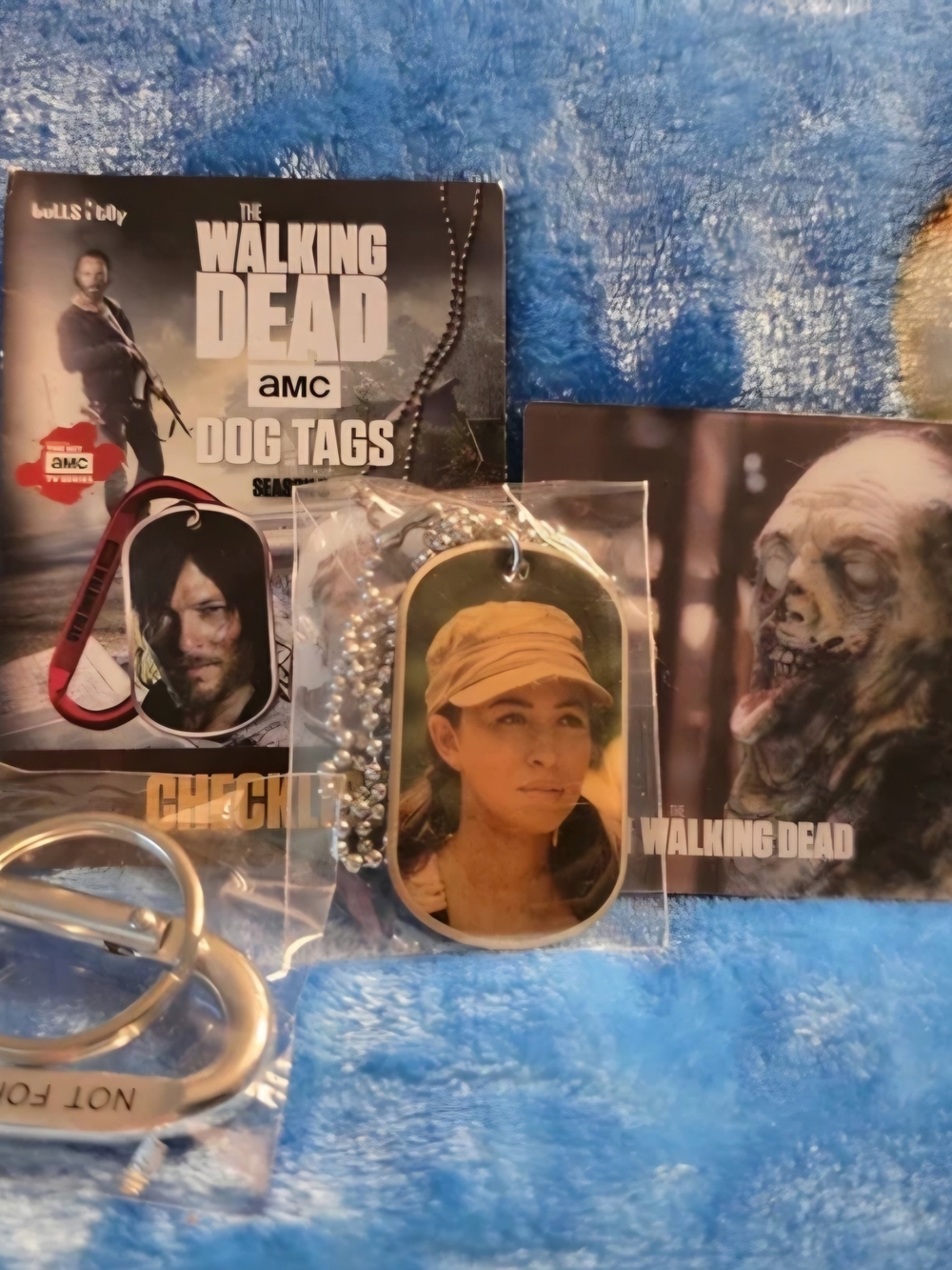 The Walking Dead Character Dog Tag - Tan/Beige